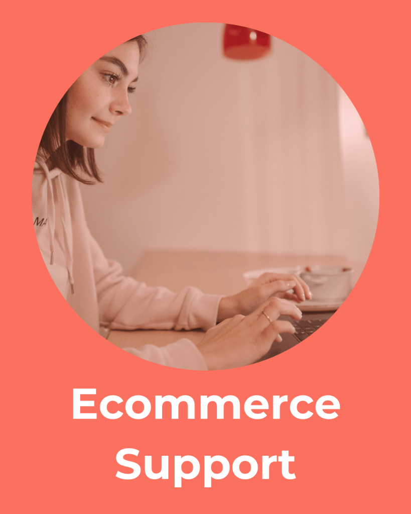 Woman working on a laptop